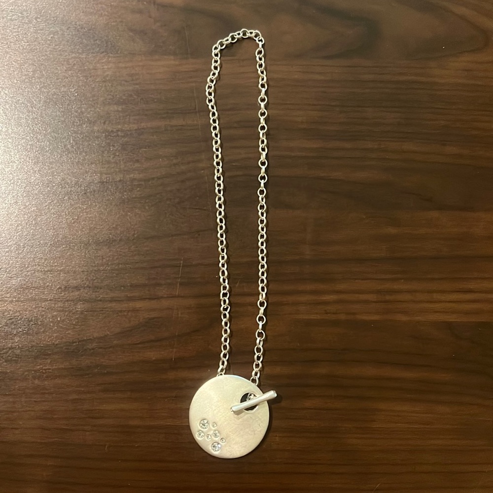 Silver Circle Necklace